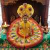 Yellow Mayur Chakra Utsav Laddu Gopal Poshak