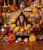 Yellow Rose Jhula Laddu Gopal Poshak