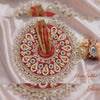 Red Kundan Drop Laddu Gopal Poshak