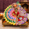 Multicolor Lotus Fan Laddu Gopal Poshak