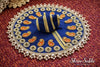 Royal Blue Paisley Laddu Gopal Poshak