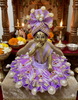 Lavender Pearl Dress Laddu Gopal Poshak