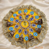 Yellow Evil Eye Bell Designer Laddu Gopal Poshak