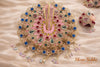Pink Rose Emerald Royal Laddu Gopal Poshak